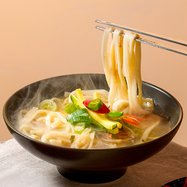 6인분 대용량 칼국수 수제비 생면 세트(면1kg+스프증정) 무료배송